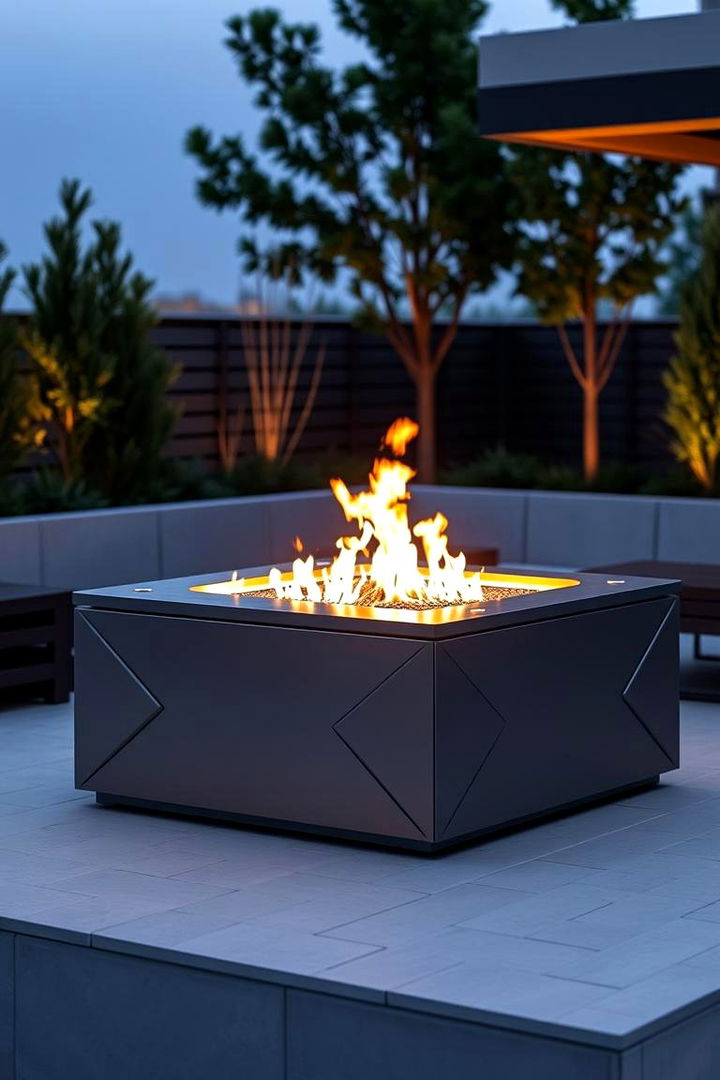 Modern Truck Rim Statement - 22 Truck Rim Fire Pit Ideas