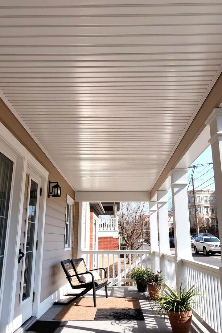 Modern Urban Vibe - 22 Vinyl Porch Ceiling Ideas