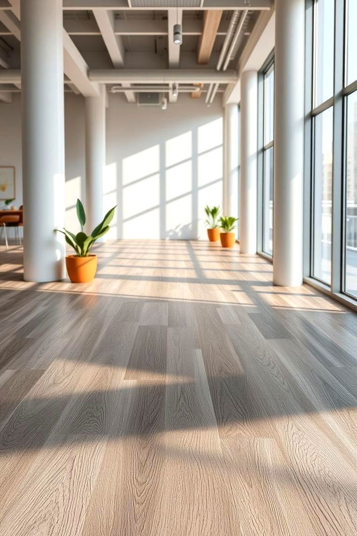Modern Vinyl Plank - 22 Living Room Flooring Ideas