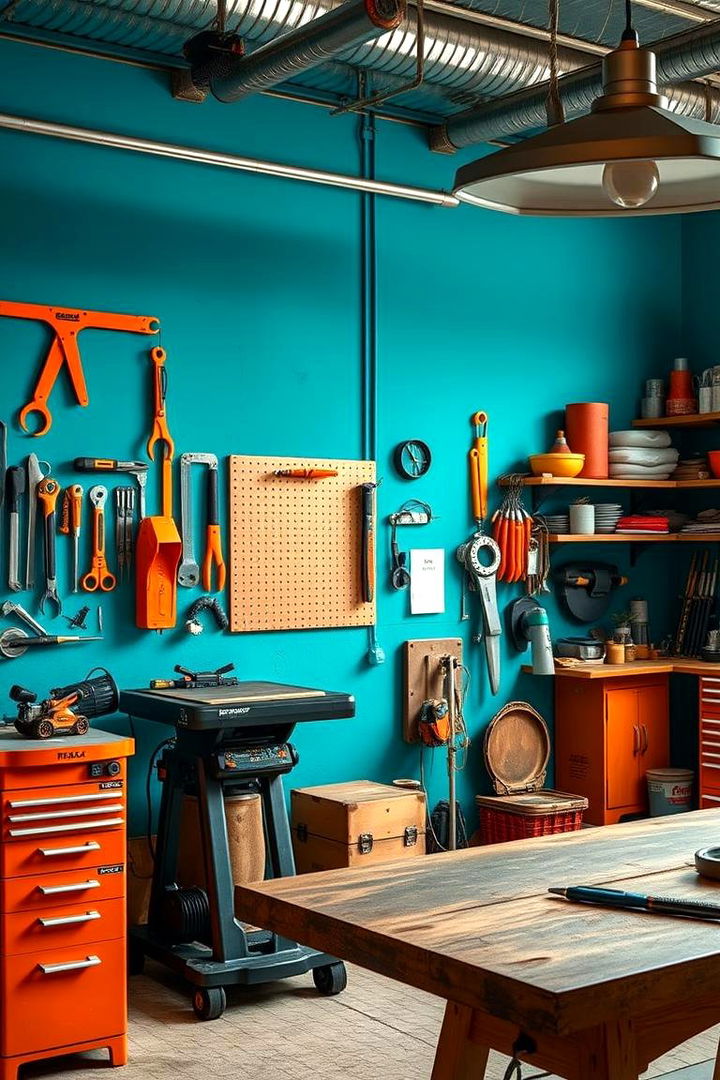Modern Workshop Inspiration - 22 Teal and Orange Color Scheme for Your Rooms