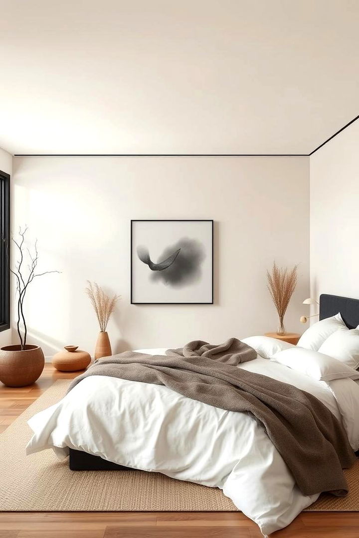 Modern Zen with Cream and Black - 22 Cream and Black Bedroom Ideas