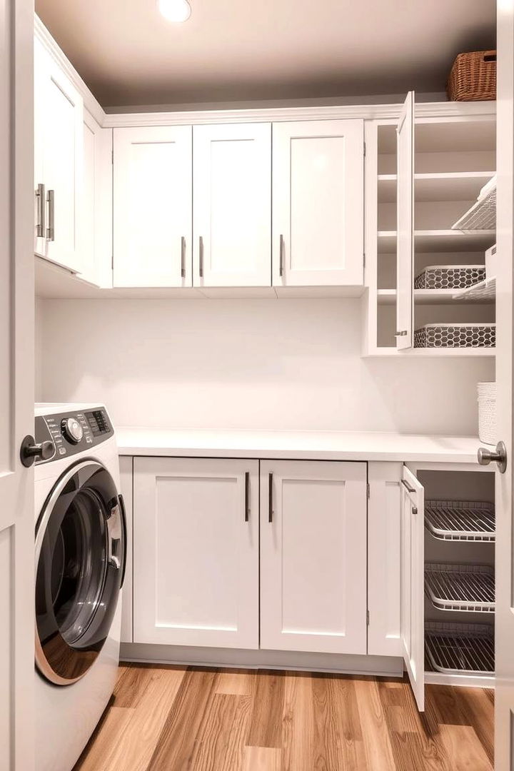 Modular Adjustable Units - 22 Laundry Room Cabinet Ideas