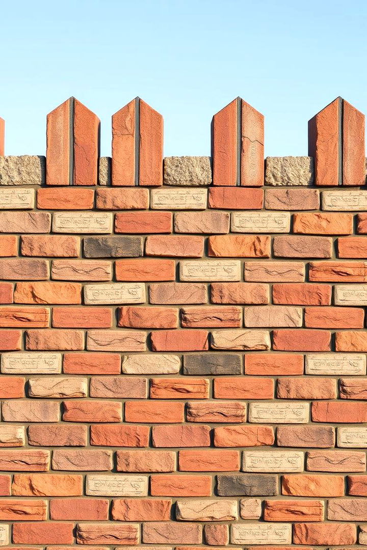 Modular Brick and Stone Fence - 22 Front Yard Brick Fence Ideas