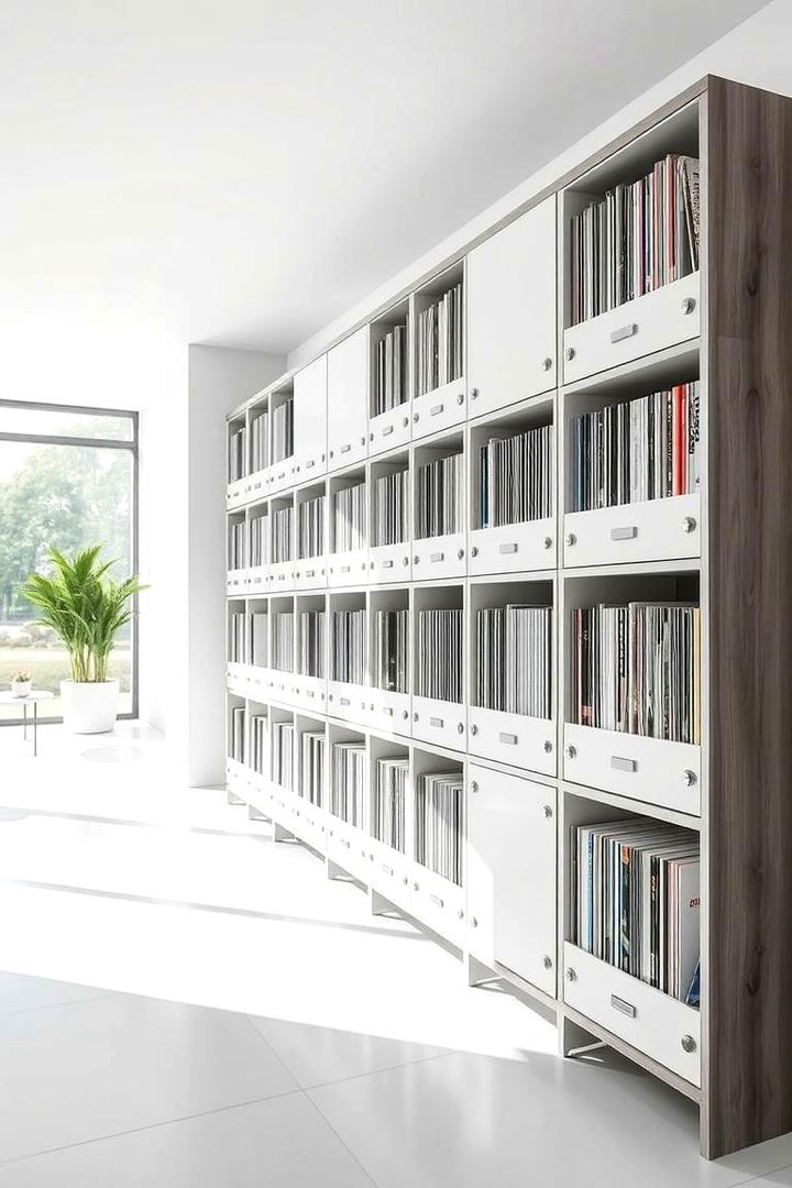 Modular CD Cabinet System - 22 Cd Storage Ideas