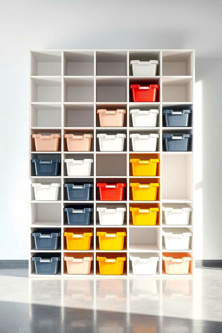 Modular Cube Storage for Custom Arrangements - 22 Living Room Toy Storage Ideas