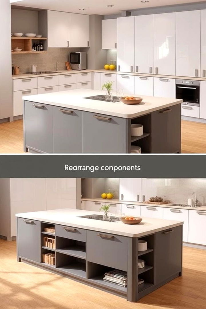 Modular Customizable Island - 22 Small Kitchen Island Ideas