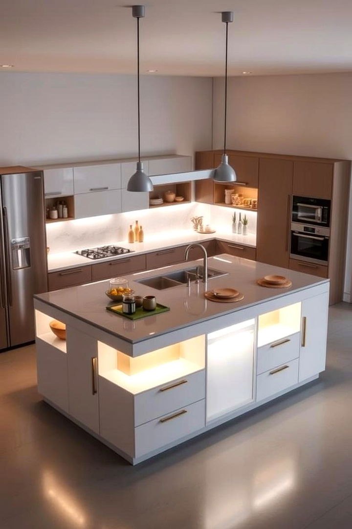 Modular Customizable Lighting Designs - 22 Kitchen Island Lighting Ideas