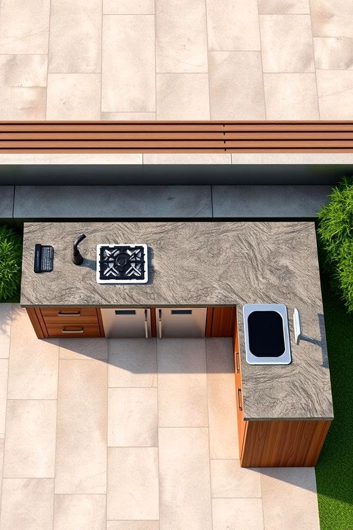 Modular Designs - 22 Outdoor Kitchen Countertop Ideas