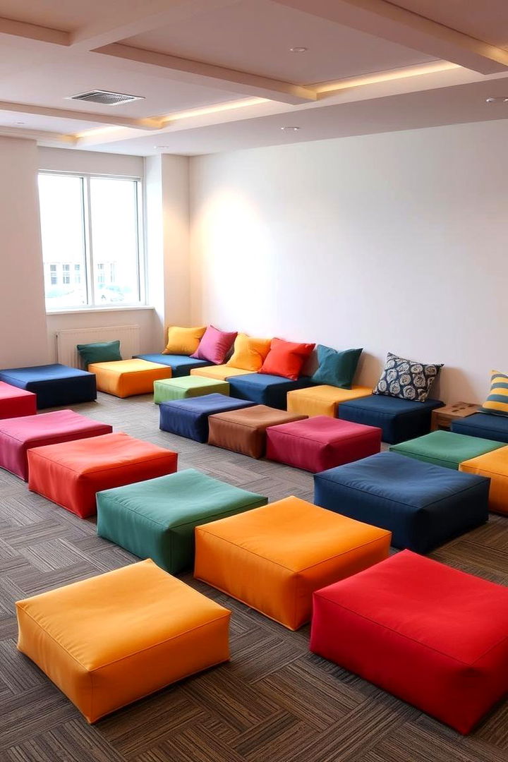 Modular Floor Seating for Flexibility - 22 Floor Seating Ideas