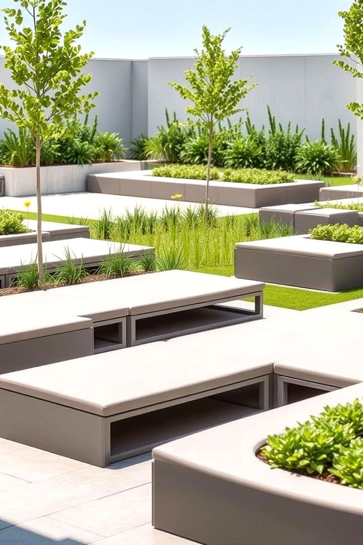 Modular Garden Sleeper Sections for Versatility - 22 Garden Sleeper Ideas