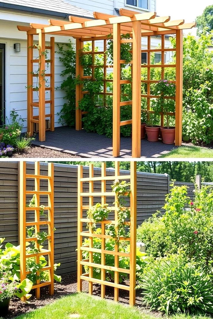 Modular Garden Trellis System - 22 Garden Trellis Ideas