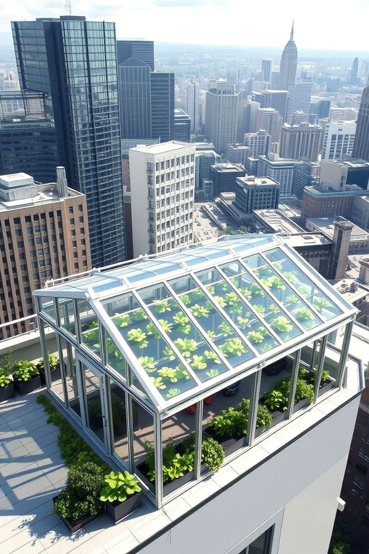 Modular Greenhouse Units Concept - 22 Rooftop Greenhouse Ideas