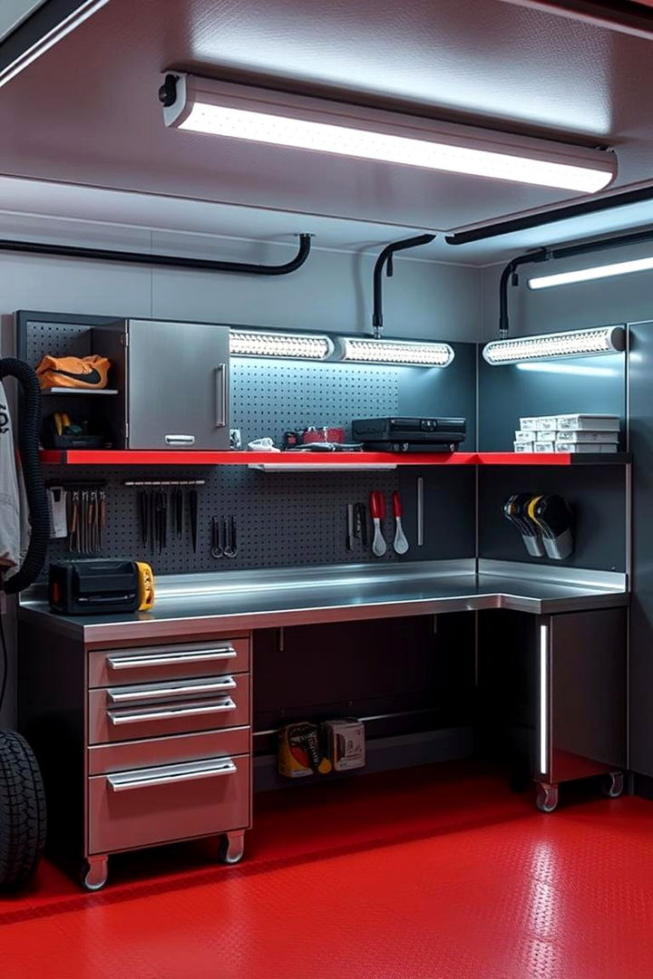 Modular Magnetic LED Lighting - 22 Garage Lighting Ideas