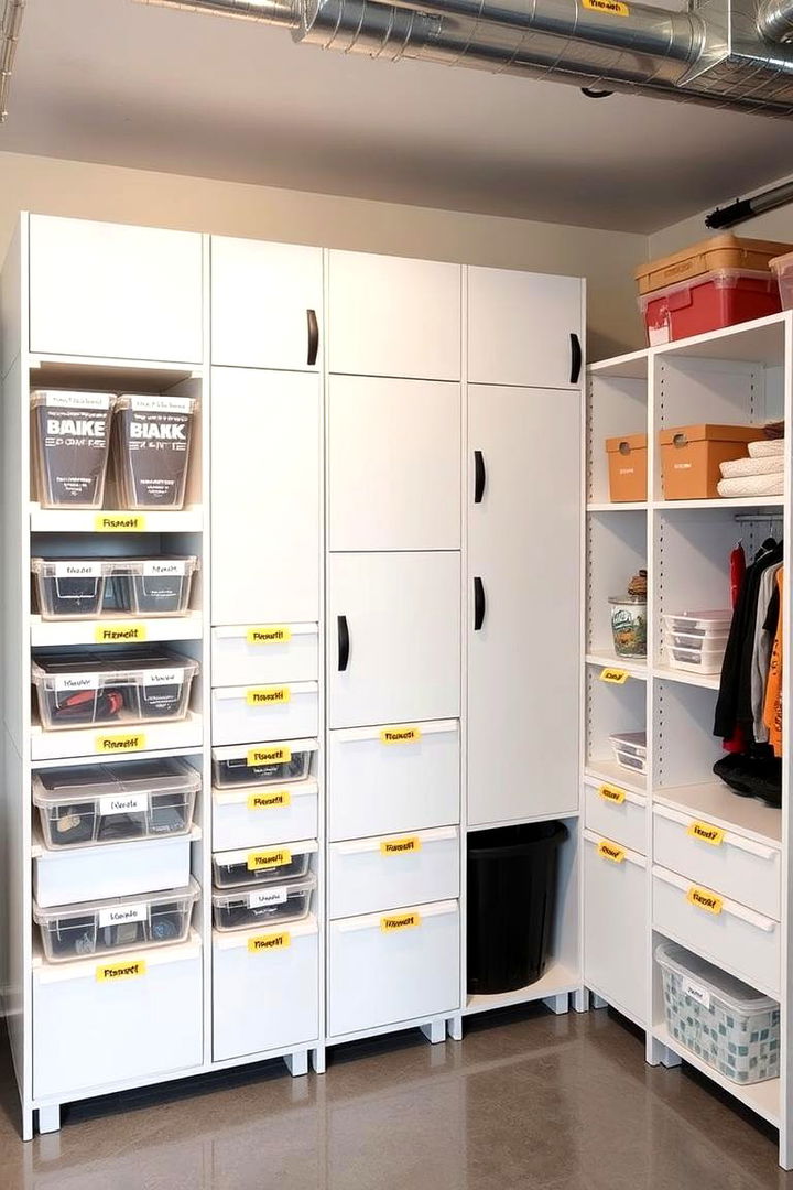 Modular Organizer Systems - 22 Basement Storage Ideas