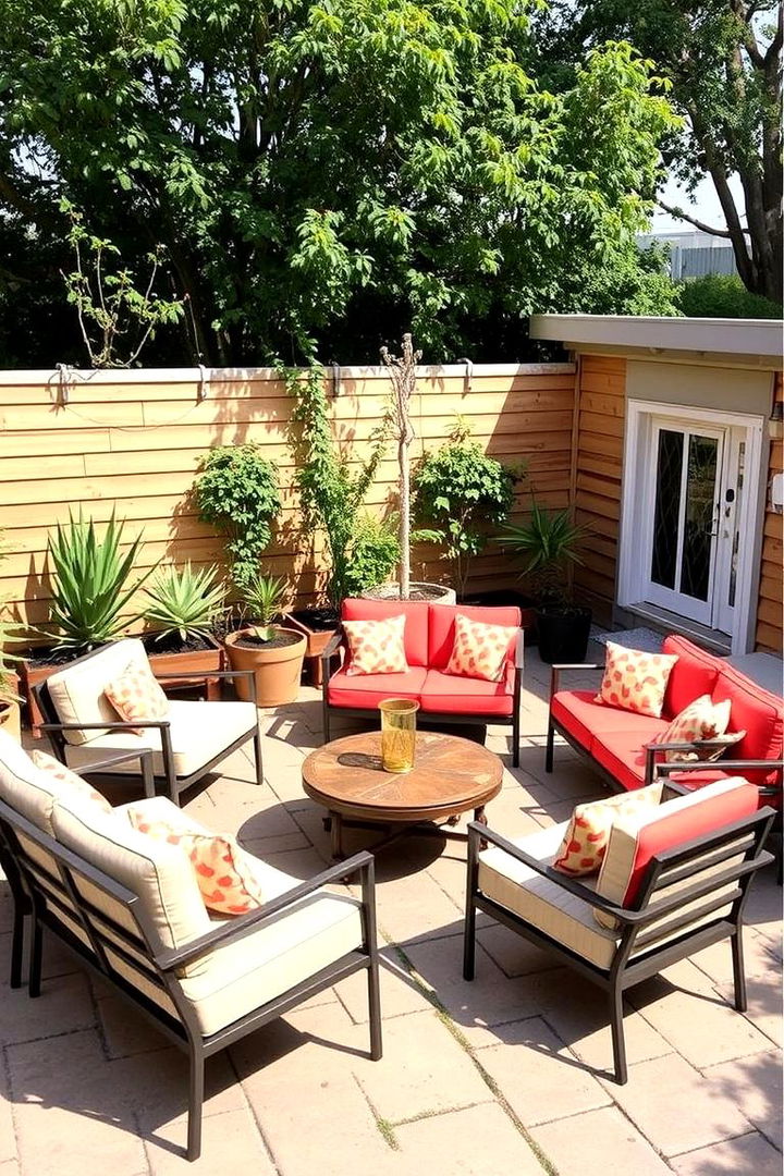 Modular Seating Arrangements - 22 Mid-century Modern Patio Ideas