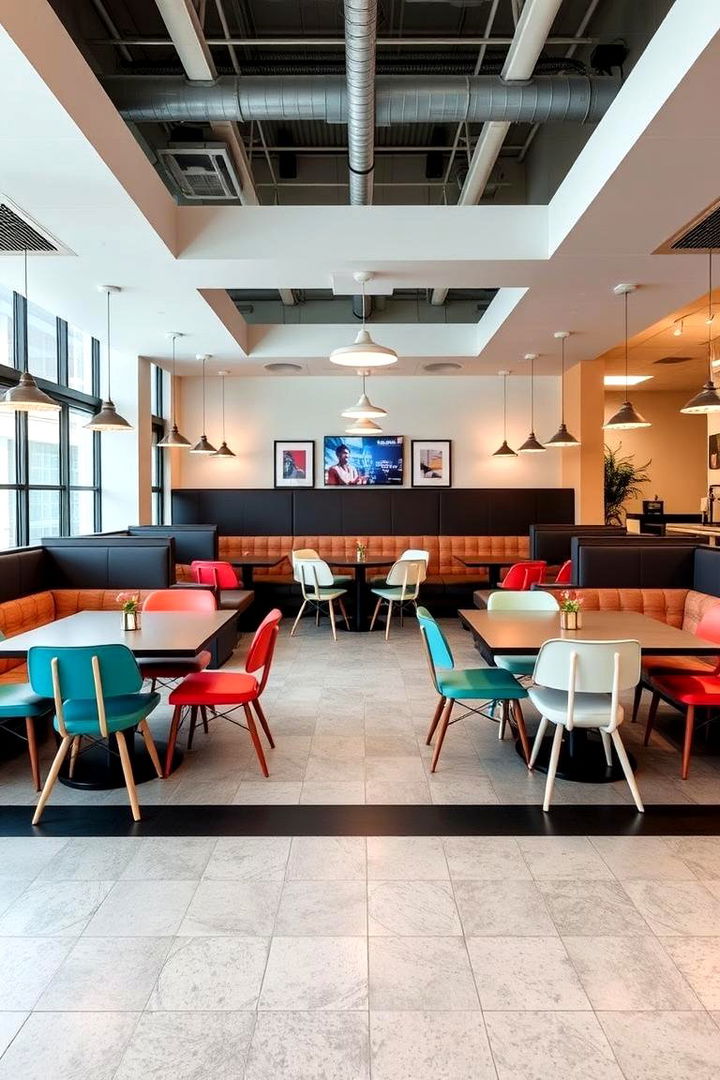 Modular Seating Arrangements - 22 70s Dining Room Design Ideas