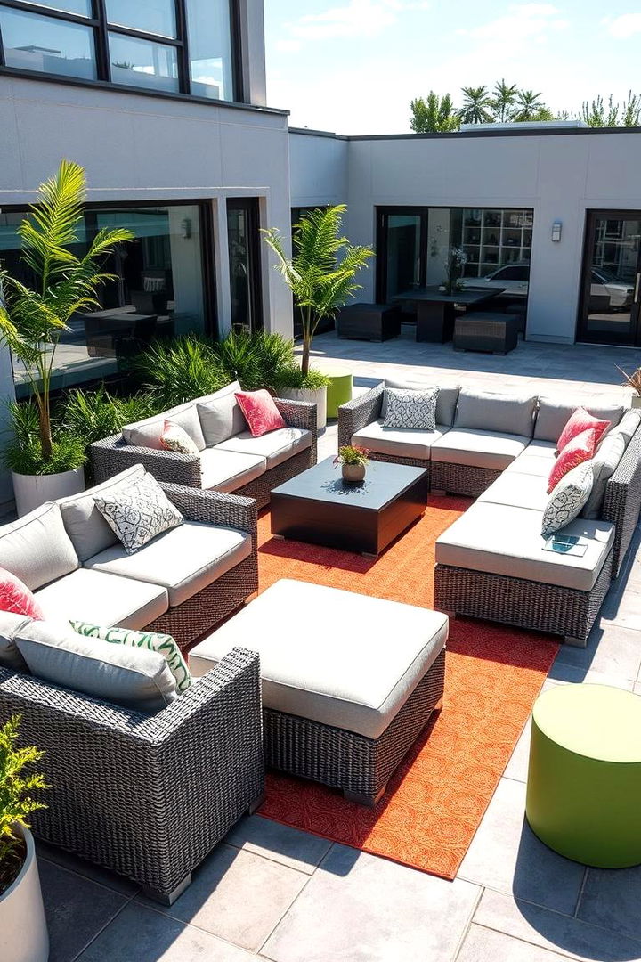 Modular Sectional Sets - 22 Patio Furniture Ideas
