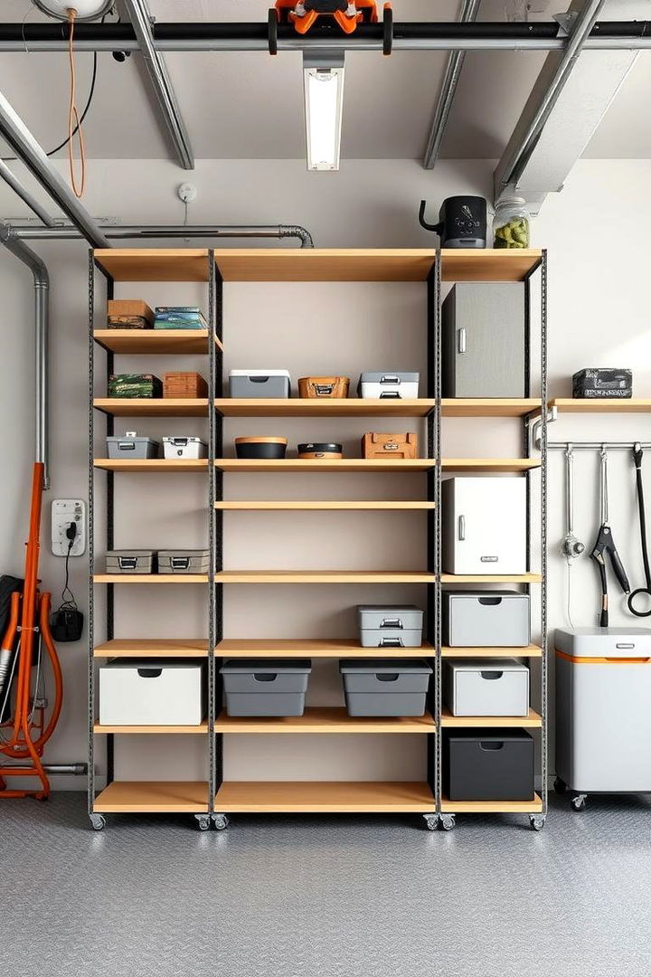 Modular Shelving Units for Adaptable Storage - 22 Garage Shelving Ideas