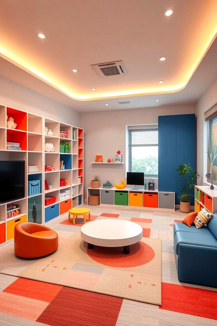 Modular Storage Cubes - 22 Playroom Storage Ideas