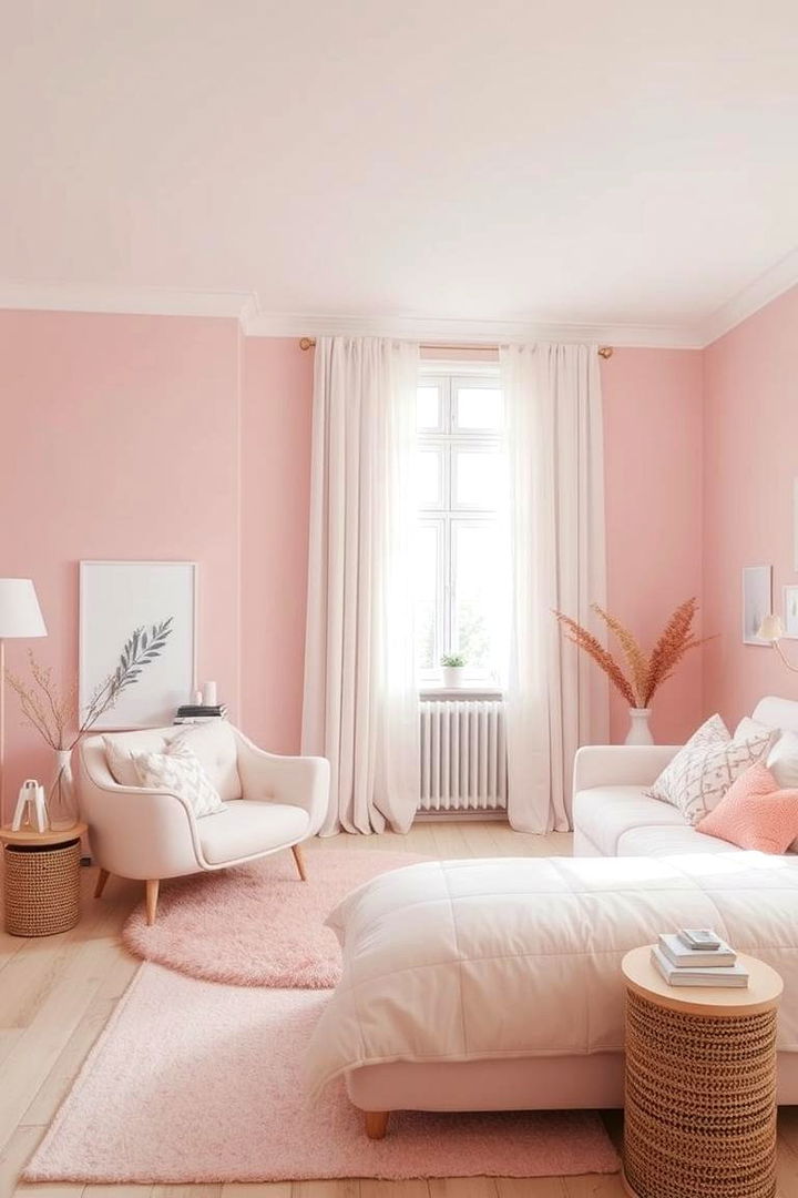 Monochromatic Blush Pink Themes - 22 Blush Pink Bedroom Ideas