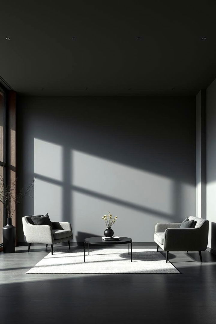 Monochromatic Harmony - 22 Black Living Room Ideas