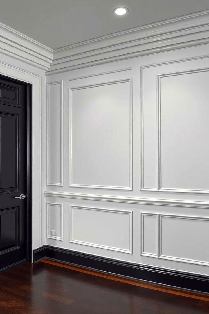 Monochromatic Modern Simplicity - 22 Wainscoting Ideas