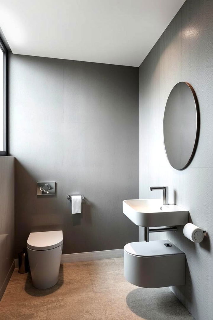 Monochromatic Schemes - 22 Modern Bathroom Decor Ideas