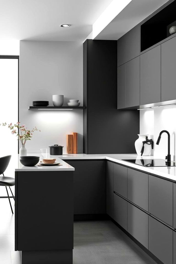 Monochromatic Schemes - 22 Kitchen Counter Decor Ideas