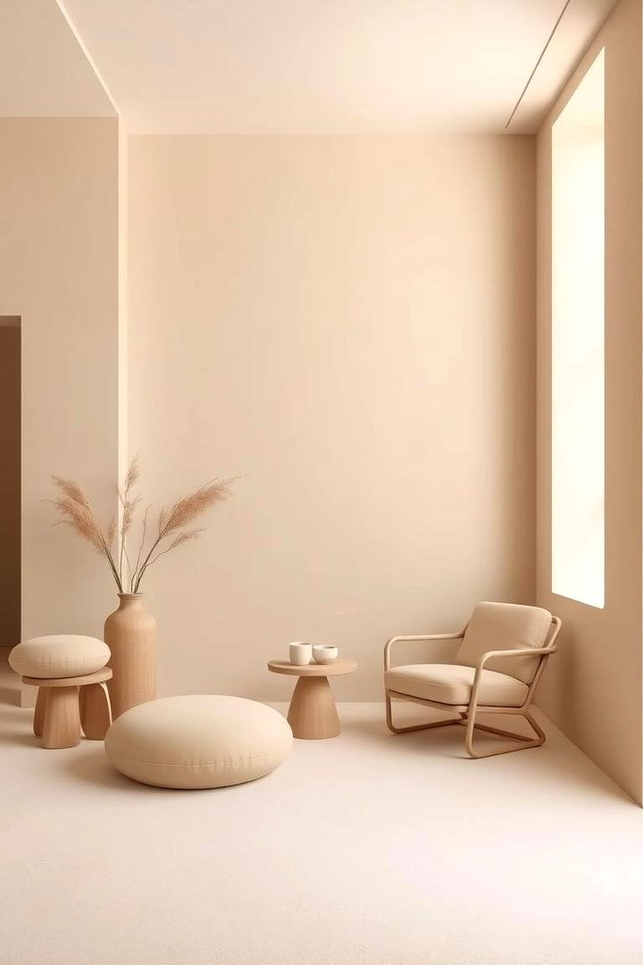 Monochromatic Warmth - 22 Beige Bedroom Ideas