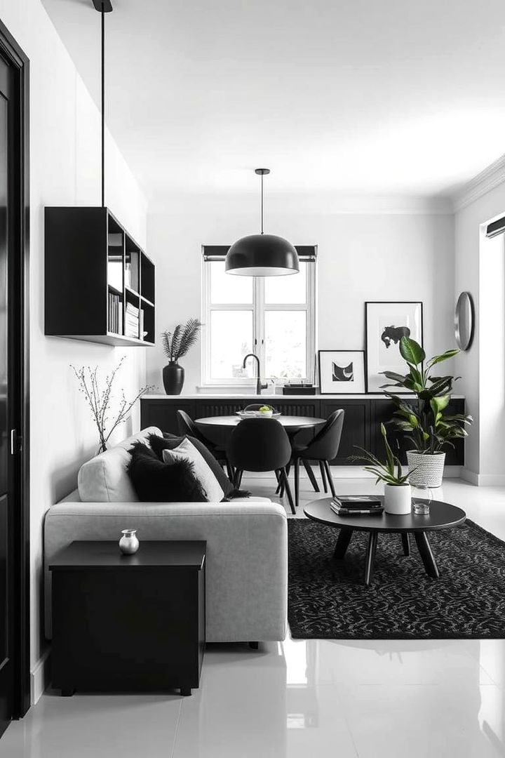 Monochrome Elegance - 22 Scandinavian Interior Design Ideas