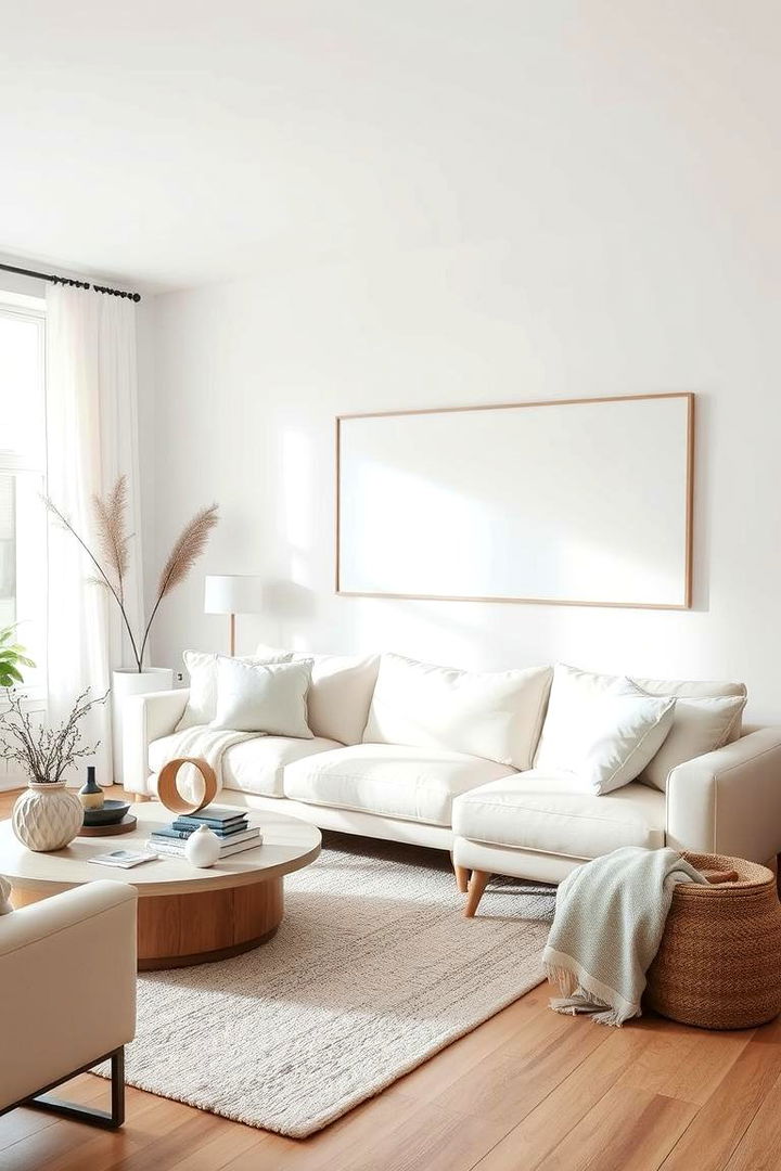 Monochrome Innovations - 22 Cream Couch Living Room Ideas