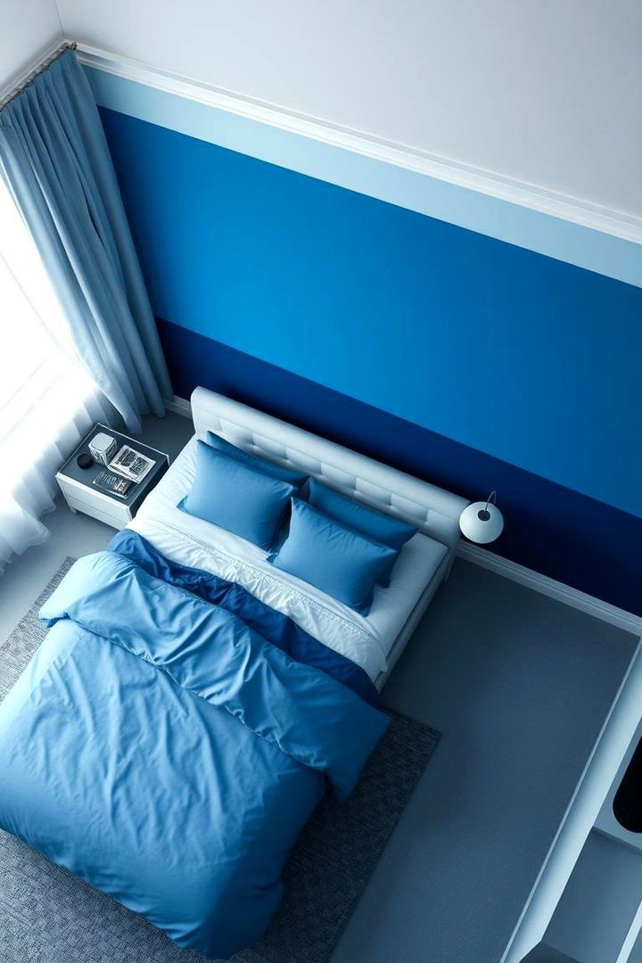 Monochrome Magic - 22 Royal Blue Bedroom Ideas