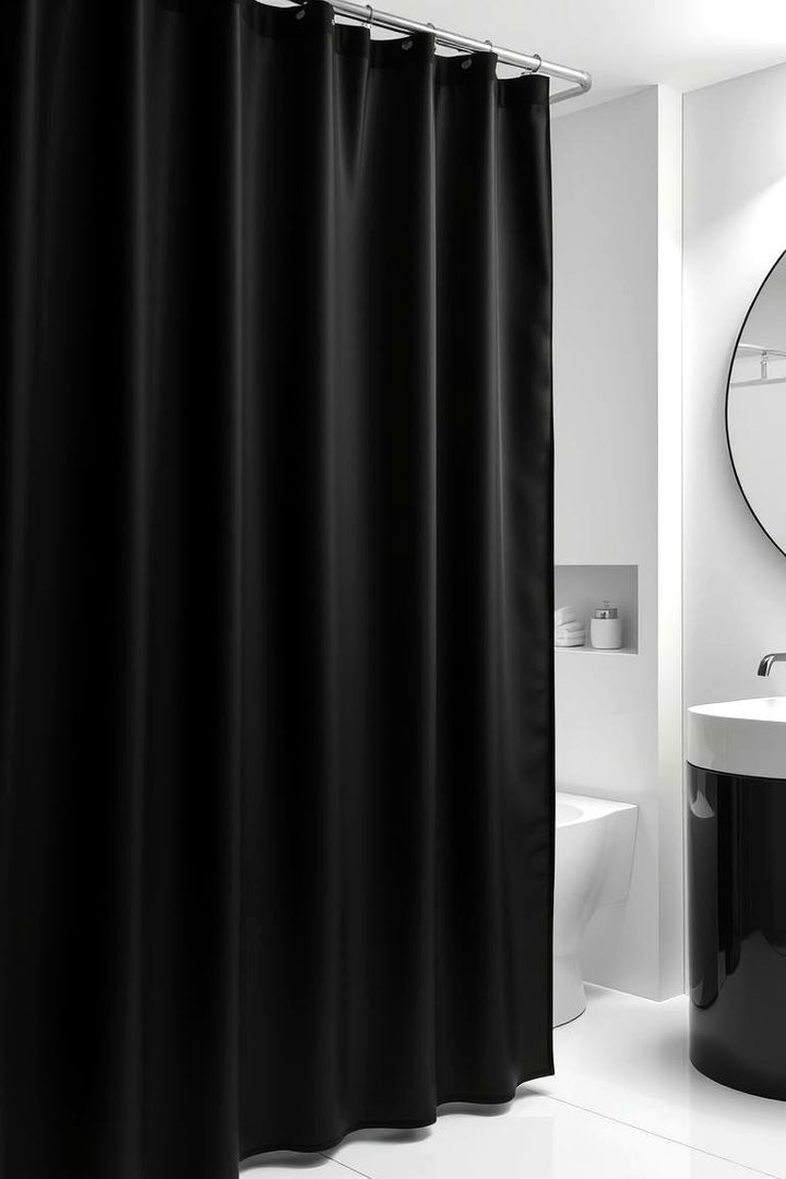 Monochrome Magic - 22 Shower Curtain Ideas