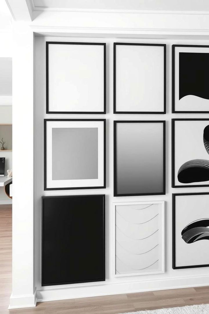 Monochrome Mastery - 22 Gallery Wall Ideas