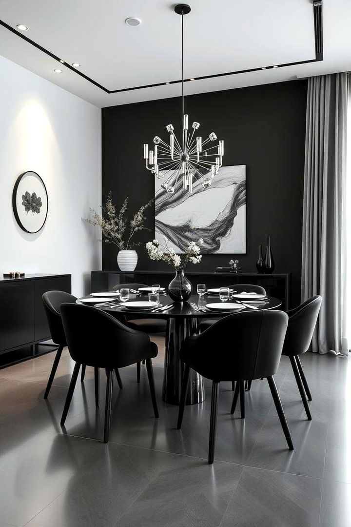 Monochrome Modern - 22 Modern Dining Room Ideas