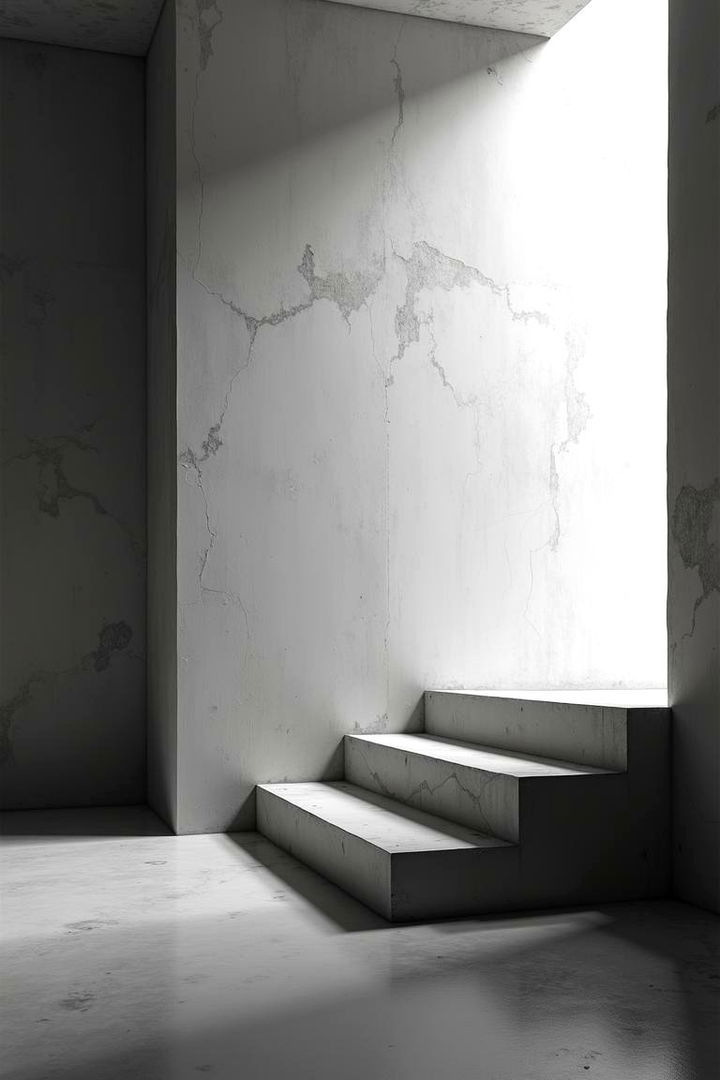 Monochrome Palette Harmony - 22 Brutalist Interior Design Ideas