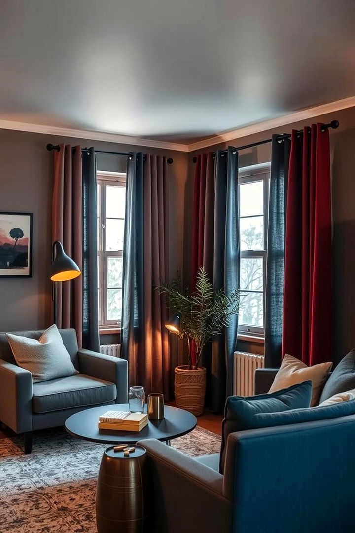 Mood and Lighting Enhancing Atmosphere Through Color - 22 What Color Curtains Go With Gray Walls
