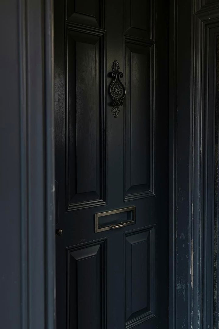 Moody Charcoal - 22 Mid Century Front Door Colors