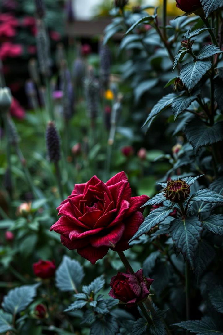 Moody Color Palettes - 22 Gothic Garden Ideas