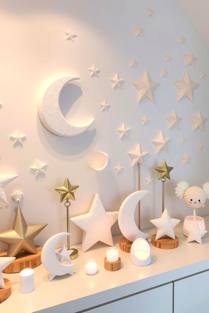 Moon and Star Decor Details - 22 Space-themed Nursery Ideas
