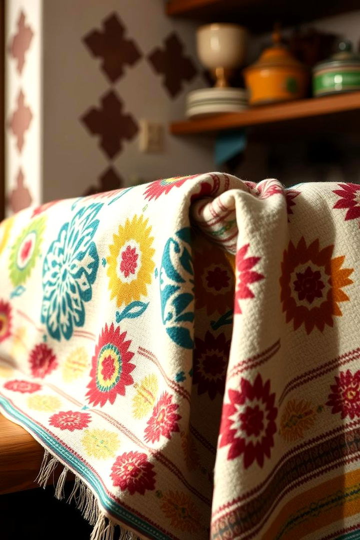 Moorish Patterned Textiles and Accents - 22 Spanish Style Kitchen Ideas