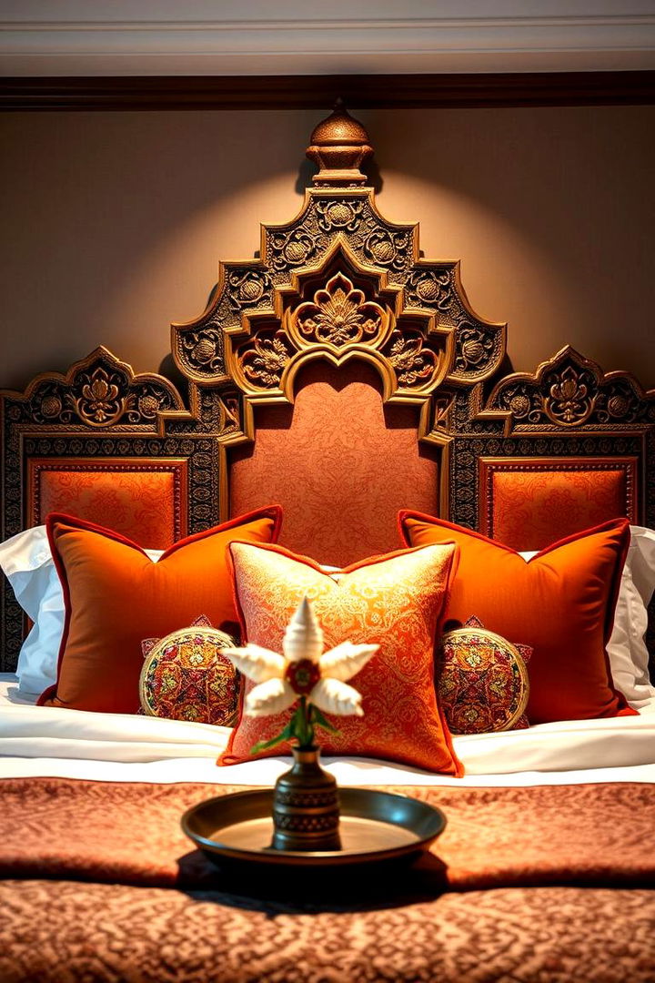Moroccan Inspired Headboard - 22 Moroccan Themed Bedroom Ideas