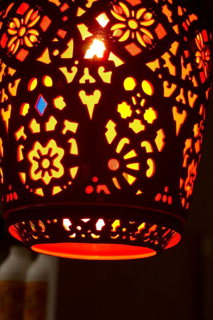 Moroccan Lantern Intricacy - 22 Lantern Centerpiece Ideas