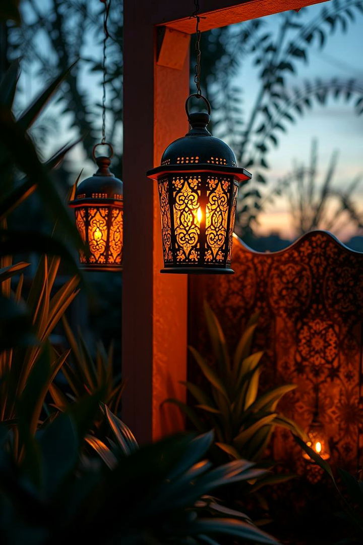 Moroccan Lantern Magic - 22 Boho Garden Ideas