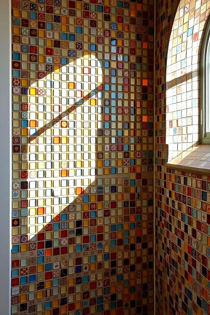 Mosaic Accent Walls - 22 spanish style patio ideas