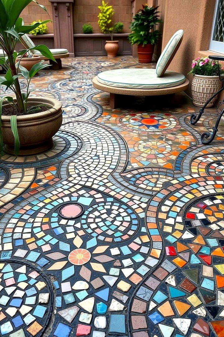Mosaic Masterpieces - 22 Patio Flooring Ideas