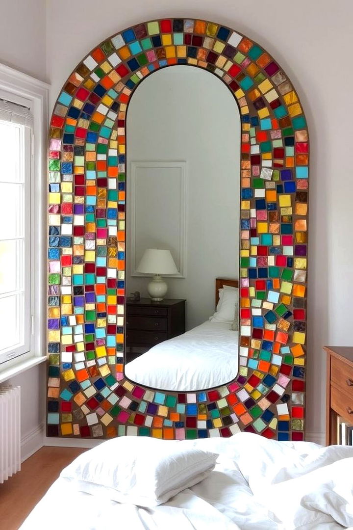 Mosaic Mirror - 22 Bedroom Mirror Ideas