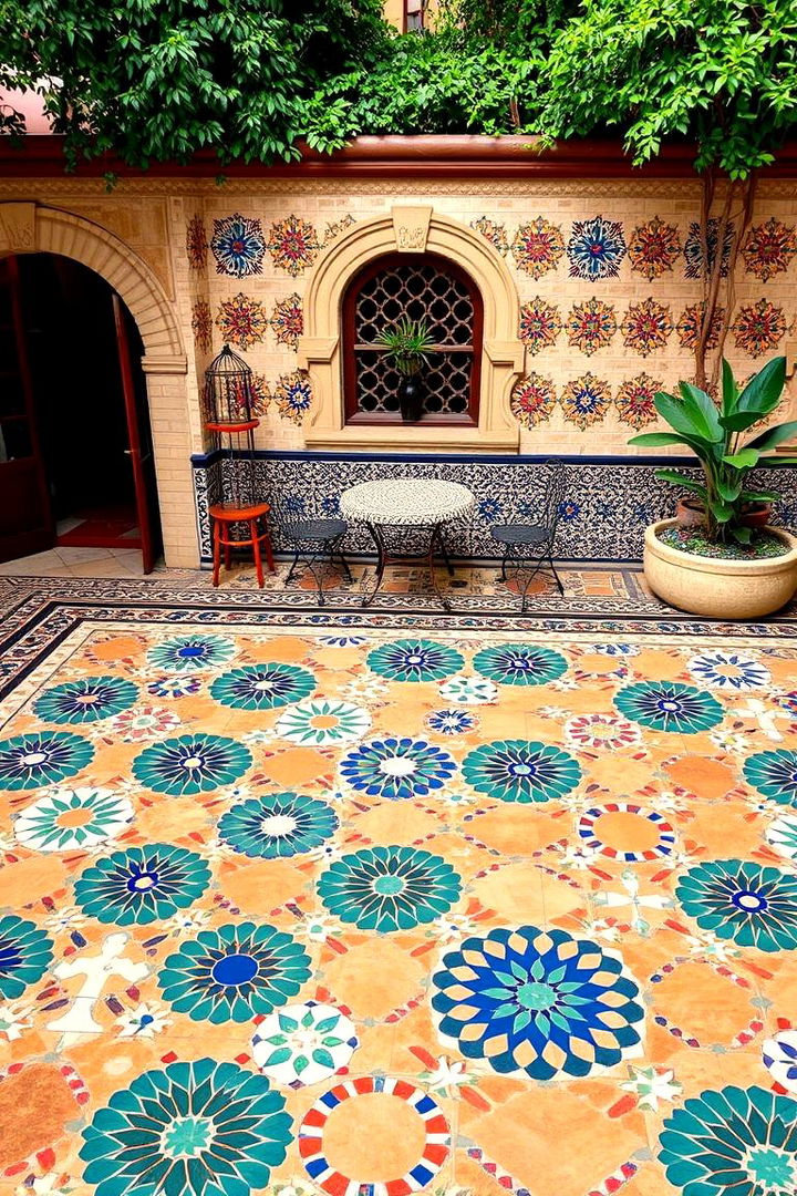 Mosaic Tile Patterns - 22 Mediterranean Garden Ideas