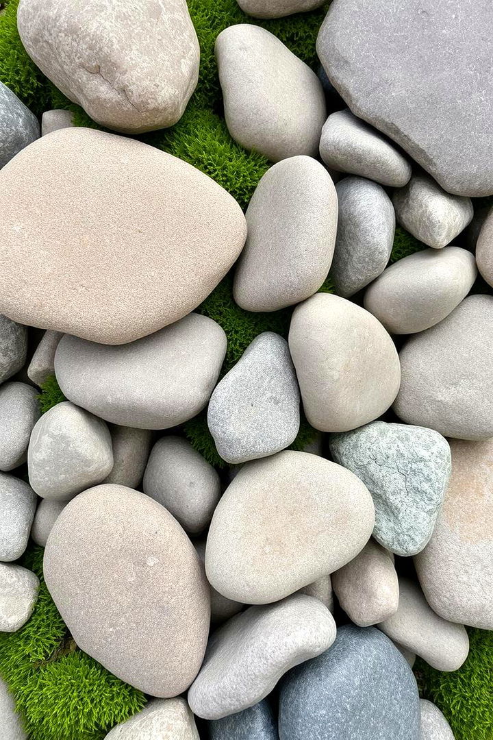 Moss and Rock Balancing Arrangements - 22 Moss Garden Ideas