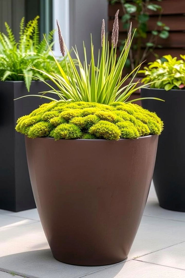 Moss in Container Gardens - 22 Moss Garden Ideas